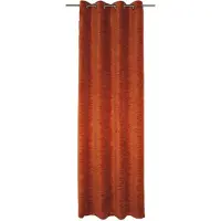 Wirth 1100000002199 "Holmsund 288g/qm" Gr. 1, braun (rost), B:132cm H:145cm, Chenille, Polyacryl, Gardinen, 1100000002199
