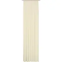 Wirth 1100000002199 "LORCA" Gr. 1, beige (creme), B:132cm H:150cm, Obermaterial: 66% Polyester, 34% Baumwolle, Gardinen, 1100000002199