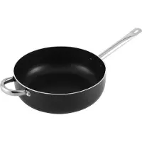 CS Kochsysteme Bratpfanne CS KOCH-SYSTEME "Solaris", schwarz, H:8cm L:48cm Ø:24cm, Pfannen, Bratpfanne, Induktion