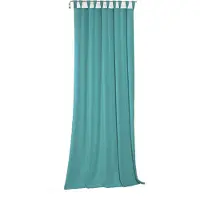 Wirth Vorhang "Newbury" Gr. 1, blau (türkis), B:65cm H:125cm, Jacquard, Baumwolle, Polyester, Gardinen, Vorhang