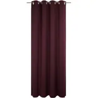 Wirth 1100000002199 "Newbury" Gr. 1, lila (aubergine), B:130cm H:145cm, Jacquard, Baumwolle, Polyester, Gardinen, 1100000002199