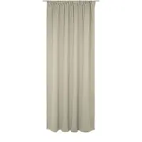 Wirth 1100000002199 "Newbury", grau (taupe), B:130cm H:375cm, Baumwolle, Polyester, Gardinen, 1100000002199, nach Maß