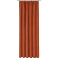 Wirth Vorhang "Trondheim B", braun (rost), B:132cm H:285cm, Chenille, Polyacryl, Gardinen, Vorhang, nach Maß