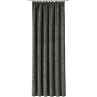 Wirth 1100000002199 "Trondheim B", grau, B:132cm H:225cm, Chenille, Polyacryl, Gardinen, 1100000002199, nach Maß