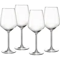 Ritzenhoff & Breker Rotweinglas "Rumba", transparent, B:9cm H:24cm Ø:9cm, Glas, Trinkgefäße, Rotweinglas, 4er Set, je 530 ml