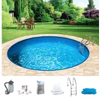 KONIFERA Rundpool "HOLIDAY 6", weiß, H:120cm Ø:300cm, Schwimmbecken, Rundpool, Höhe: 120 cm, in verschiedenen Größen