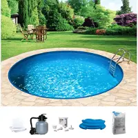 BWT Rundpool "HOLIDAY", weiß, H:150cm Ø:500cm, Schwimmbecken, Rundpool, Höhe 150 cm, in versch. Größen verfügbar