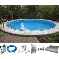 BWT Rundpool "PREMIUM inkl. umfangreichem Zubehör", weiß, H:120cm Ø:600cm, Schwimmbecken, Rundpool, Höhe 120 cm, in verschiedenen Größen erhältlich