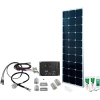 Phaesun Solaranlage "SPR Caravan Kit, Solar Peak SOL81 110 W", silber (silber, weiß), Solarmodule, Solaranlage