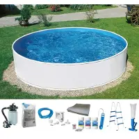 BWT Rundpool "ALL IN inkl. umfangreichem Zubehör", weiß, H:90cm Ø:300cm, Schwimmbecken, Rundpool, in verschiedene Größen erhältlich