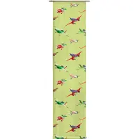 Wirth Schiebegardine "Planes Action" Gr. 1, grün, B:60cm H:145cm, Satin, Polyester, Gardinen, Schiebegardine, Disney
