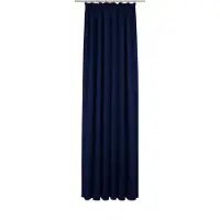 Wirth Vorhang "Newbury", blau (nachtblau), B:130cm H:405cm, Baumwolle, Polyester, Gardinen, Vorhang, nach Maß