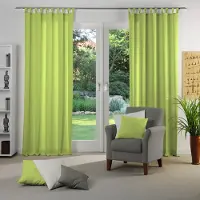 Wirth Vorhang "Dim out", grün (limone), B:142cm H:175cm, Polyester, Gardinen, Vorhang, nach Maß