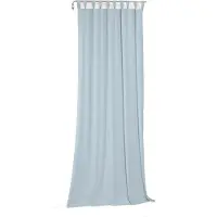 Wirth Vorhang "Newbury", blau (hellblau), B:130cm H:265cm, Baumwolle, Polyester, Gardinen, Vorhang, nach Maß