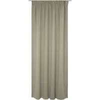 Wirth Vorhang "Torbole" Gr. 1, braun (mittelbraun), B:132cm H:145cm, Jacquard, Baumwolle, Polyester, Gardinen, Vorhang
