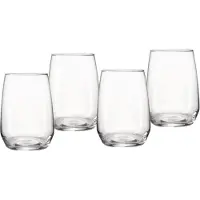 Ritzenhoff & Breker Longdrinkglas "Rumba", transparent, B:8cm H:11,5cm Ø:8cm, Glas, Trinkgefäße, Longdrinkglas, 4er Set, je 450 ml