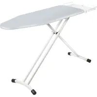 Polti FPAS0044, Bügelbrett in Originalgröße, Baumwolle, Grau, Weiß, Grau, 1220 x 435 mm, 435 x 95 x 1670 mm
