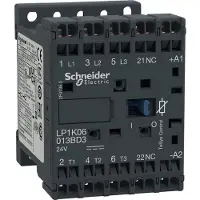 Schneider Leistungsschütz 6A 3P 24V DC 0Z 1R LP1K0601BD3