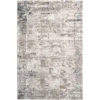 Kayoom Teppich "Olivo 921", taupe, B:80cm H:13mm L:150cm, Polyester, Teppiche, Teppich, Kurzflor, Vintage, Modernes Muster, Deko, Vegan