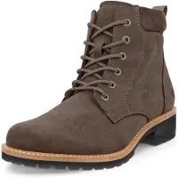 Ecco Elaina Schnürstiefel Dunkel Lehm 42