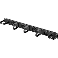 Renkforce RF-3525042 19 Zoll Netzwerkschrank-Kabelführung 1 HE Schwarz