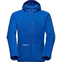 Mammut - Eiger Nordwand Pro Midlayer Air Hooded Jacket - Fleecejacke Gr L blau
