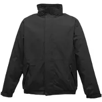 Regatta Dover Jacke, wasserfest, winddicht, Thermoschutz FK560 (XXL) (Schwarz/Asche)