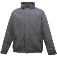 Regatta Dover Jacke, wasserfest, winddicht, Thermoschutz FK560 (L) (Grau/Schwarz)