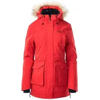 Hi-tec - "Lasse" Skijacke für Damen IG514 (L) (Hochrot/Schwarz)