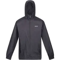 Regatta Herren Regenjacke Pack It III wasserfest RG3512 (L) (Mittelgrau)