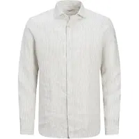 Jack & Jones Parker Linen Stripe Langarmhemd