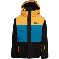 Dlx - "Garcia" Skijacke für Kinder TP6105 (116) (Schwarz/Gelb/Blau)