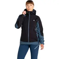 Dare 2b - "Traversing" Jacke, wasserfest für Damen RG8735 (34 DE) (Schwarz/Orion-Blau)