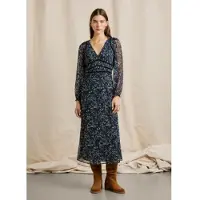 Pepe Jeans für Damen. PL9537732 Mayra Kleid schwarz (L), Lässig, Polyester, Langarm