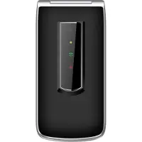 Beafon SL495, Klappgehäuse, Single SIM, 6,1 cm (2.4"), Bluetooth, 800 mAh, Schwarz, Silber
