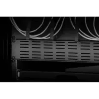 Renkforce RF-3429460 19 Zoll Netzwerkschrank-Blindabdeckung 2 HE mit Lüftungsschlitzen Dunkelgrau