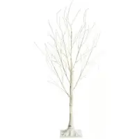 Viking Choice Künstlicher Baum 180 cm mit LED-Beleuchtung – Dekoration Birke