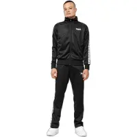 Lonsdale Trainingsanzug "WYBERTON", Herren, Gr. L (50), schwarz, Obermaterial: 100% Polyester, unifarben, Sportanzüge Trainingsanzug, mit Reißverschlusstaschen an Oberteil und Unterteil