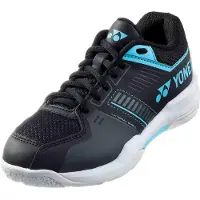 Yonex Badmintonschuhe Strider Flow 2025 (Schnürsenkel) schwarz/blau Kinder