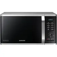 Samsung MG23K3575AS/EO, Arbeitsplatte, Grill-Mikrowelle, 23 l, 800 W, Eingebautes Display, LED