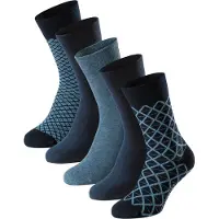 Schiesser Socken "Bluebird", Herren, Gr. 39-42, blau (909, sonstiges), Baumwollmischung, Socken Socken, druckfreier Bund, Fersen und Zehen handgekettelt, Cotton-Mix