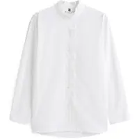 Tommy Hilfiger Rüschenbluse "POPLIN RUFFLE SHIRT" mit Rüschen Detail