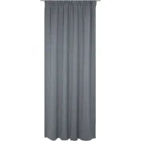 Wirth Vorhang "Torbole" Gr. 1, blau (dunkelblau), B:132cm H:145cm, Jacquard, Baumwolle, Polyester, Gardinen, Vorhang