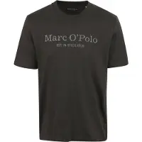 Marc O'Polo T-Shirt Logo Anthrazit - XXL