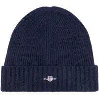 Gant Mütze Shield Woll Beanie Unisex Marine