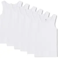 Sanetta Unterhemd "Unterhemd 6er Pack", Jungen, Gr. 140, N-Gr, weiß, Obermaterial: 100% Baumwolle CO., Unterhemden Unterhemd