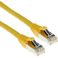 ACT RJ-45/RJ-45, Cat.6a, 10.0m, 10 m, Cat6a, RJ-45, RJ-45, Gelb