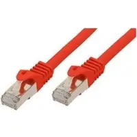 Shiverpeaks RJ45 Patchkabel m. CAT 7 Rohkabel PIMF rot 10m