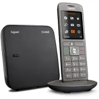 Gigaset CL660 Duo, Analoges/DECT-Telefon, Kabelloses Mobilteil, Freisprecheinrichtung, 400 Eintragungen, Anrufer-Identifikation, Grau
