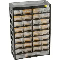 Allit 458120 Kleinteilemagazin VarioPlus Basic 54 33 Fächer